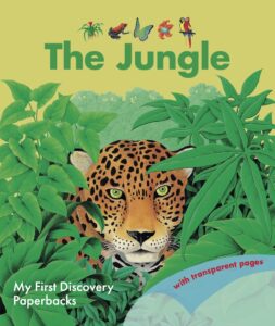 Cover of The Jungle, a classic book from Moonlight Publishing. A perfect first discovery book for kids.